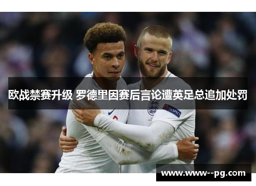 欧战禁赛升级 罗德里因赛后言论遭英足总追加处罚 欧战禁赛升级 罗德里因赛后言论遭英足总追加处罚